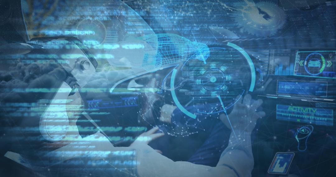 Futuristic Driving Experience with Virtual Reality and AI Technology