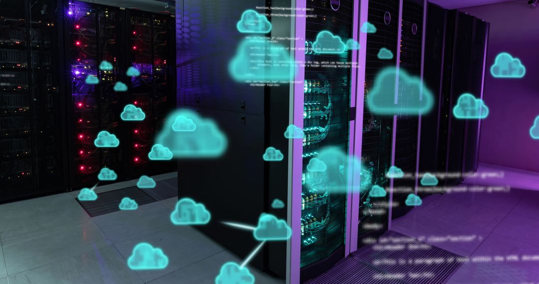 Cloud Computing and Data Processing in Server Room
