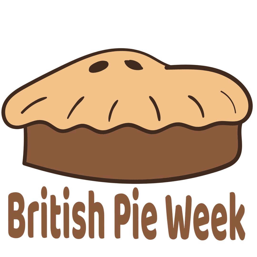 Classic Pie Illustration Celebrating British Pie Week Tradition