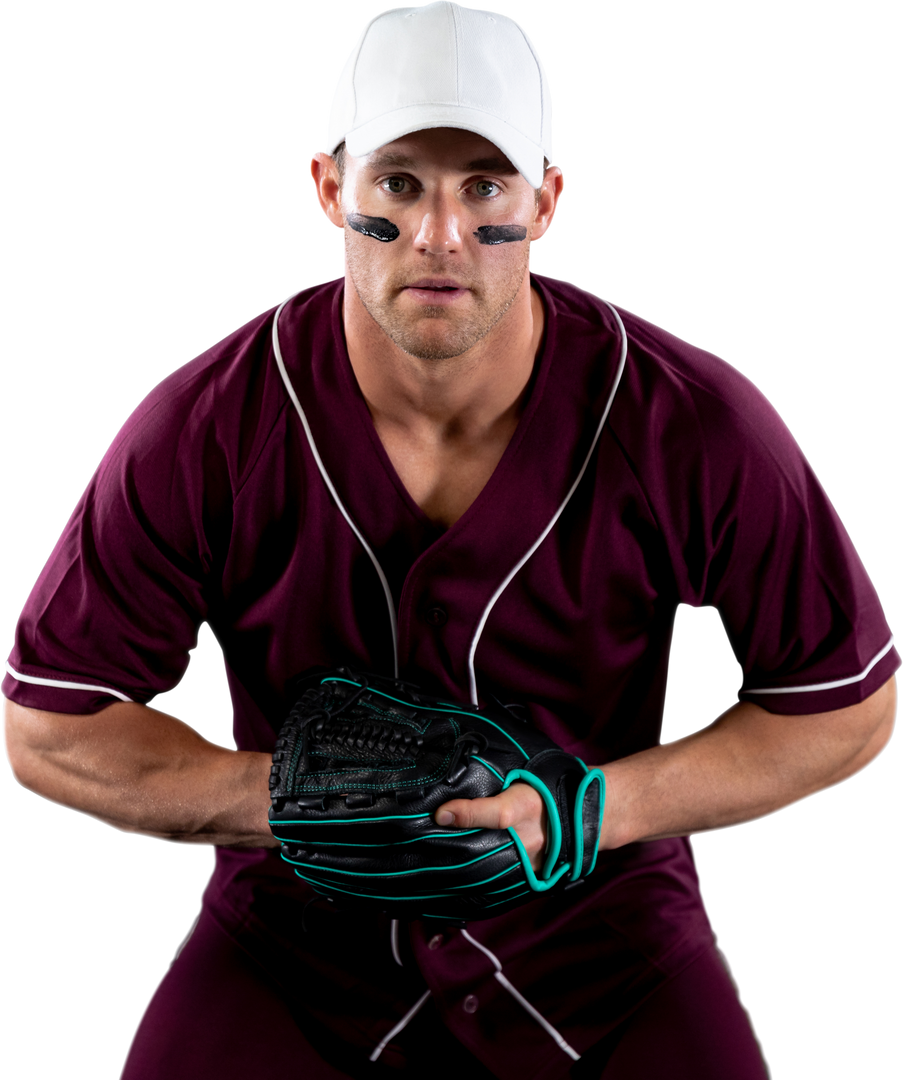 Baseball Player in Ready Stance Transparent Background - Download Free Stock Images Pikwizard.com