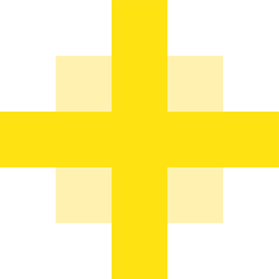 Glowing Abstract Star Shape with Pale Squares on Transparent Background