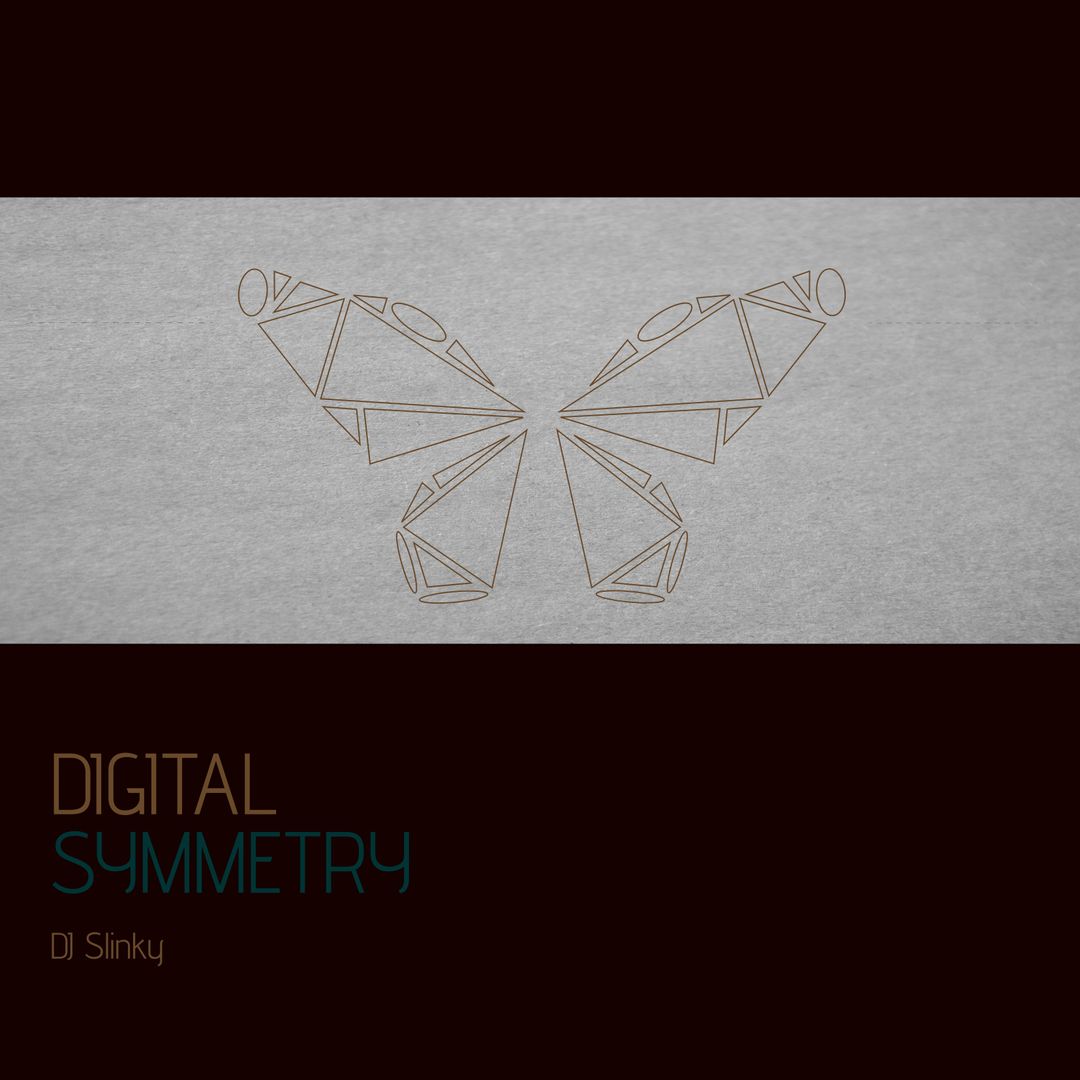 Abstract Butterfly Design With Geometric Symmetry
