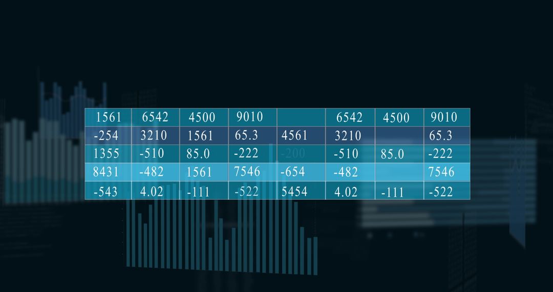 Interactive Financial Graphs Displaying Market Trends and Data