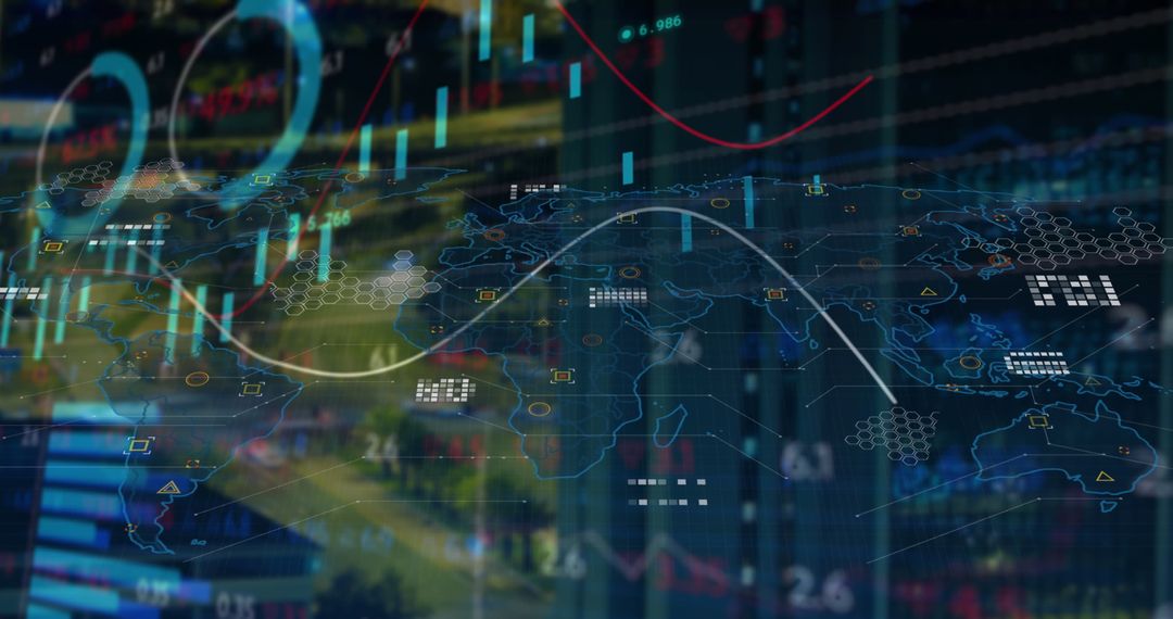 Global Financial Data and Analytics Conceptual Image