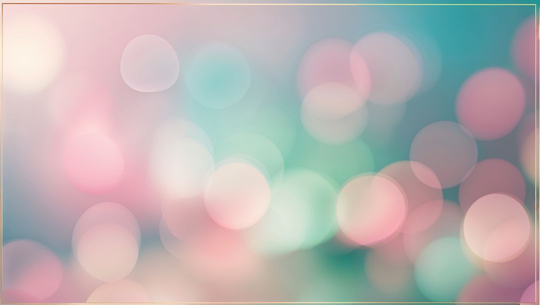 Dreamy Pastel Bokeh Lights Abstract Gradient
