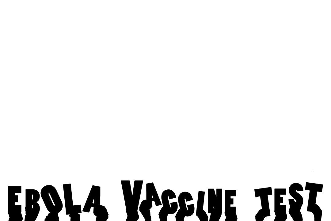 Transparent Illustration of Ebola Vaccine Test Syringe