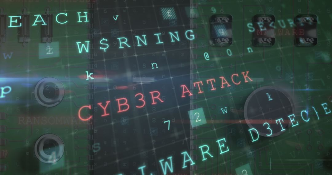 Cyber Security Warning and Malware Detection Concept