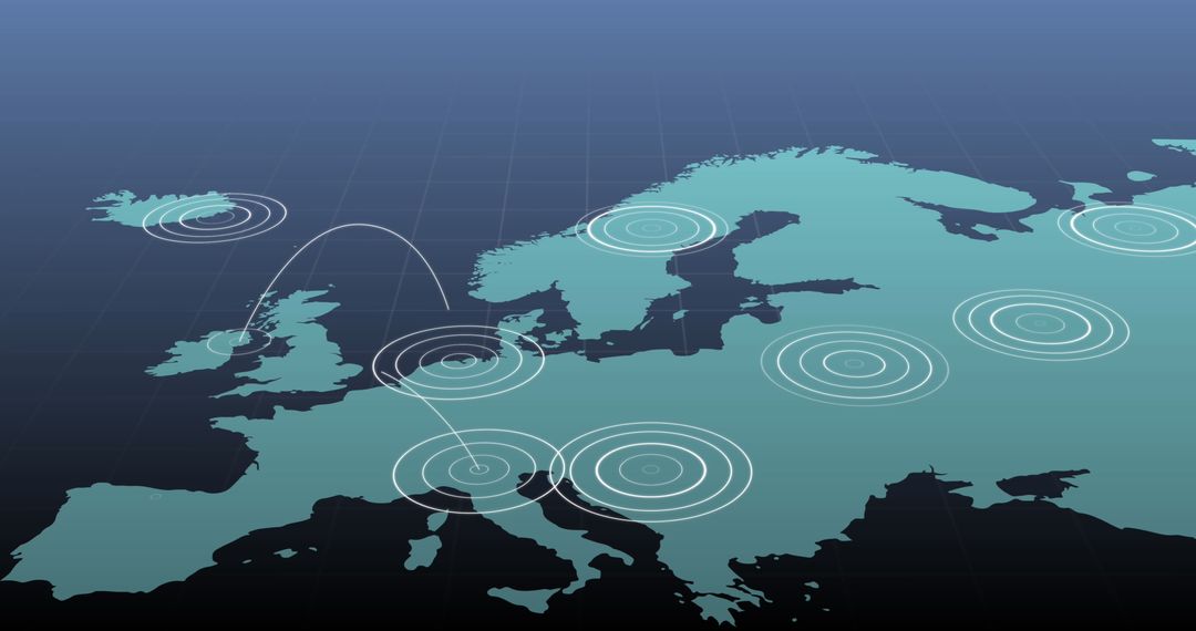 Digital Visualization of Global Communication Across Europe