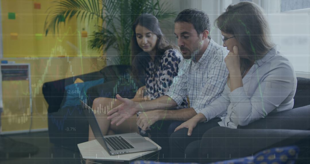 Diverse Team Planning Finance Strategies with Digital Analytics