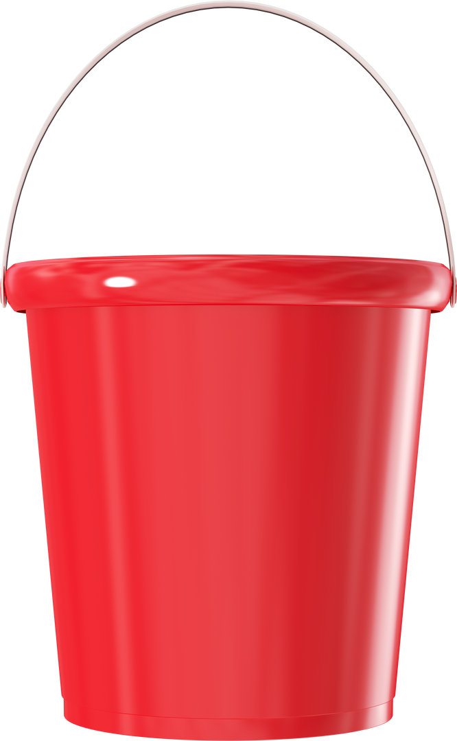 Red Bucket Isolated on Transparent Background - Download Free Stock Images Pikwizard.com