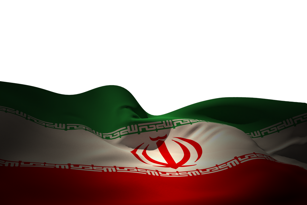 Iranian Flag Waving Against Transparent Background Vector - Download Free Stock Images Pikwizard.com