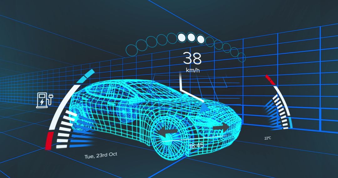 Innovative Car Technology and Speedometer Display