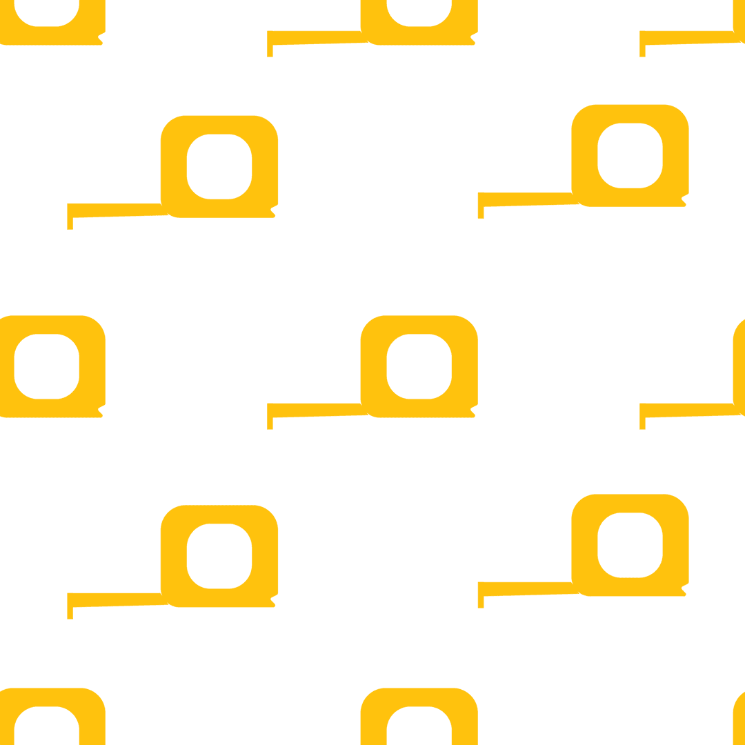 Transparent Tape Measure Illustration Pattern on Black