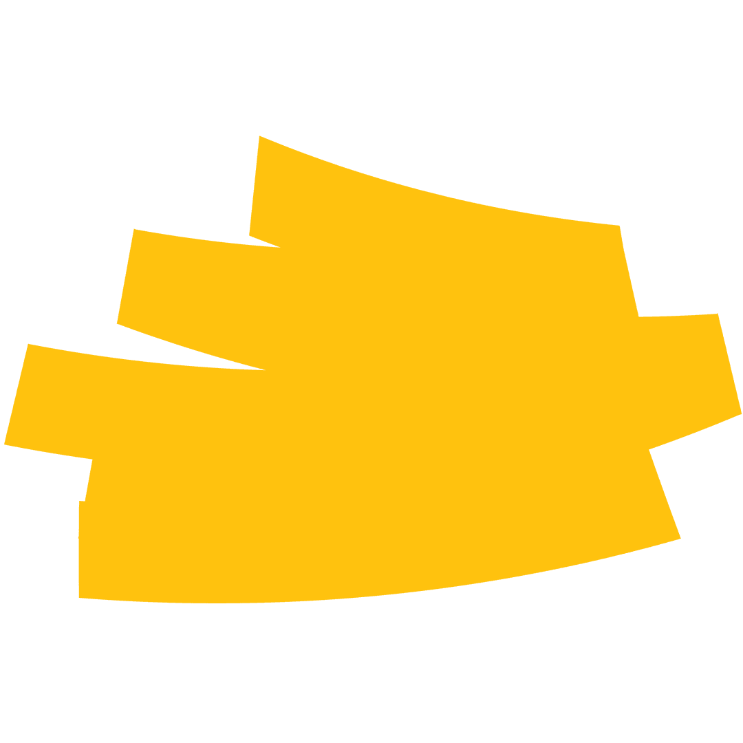 Abstract Yellow Pattern on Transparent Background