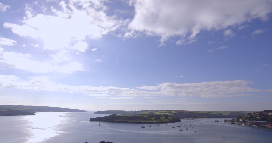 Scenic Coastal Landscape with Sunny Sky in Daytime - Free Images, Stock Photos and Pictures on Pikwizard.com