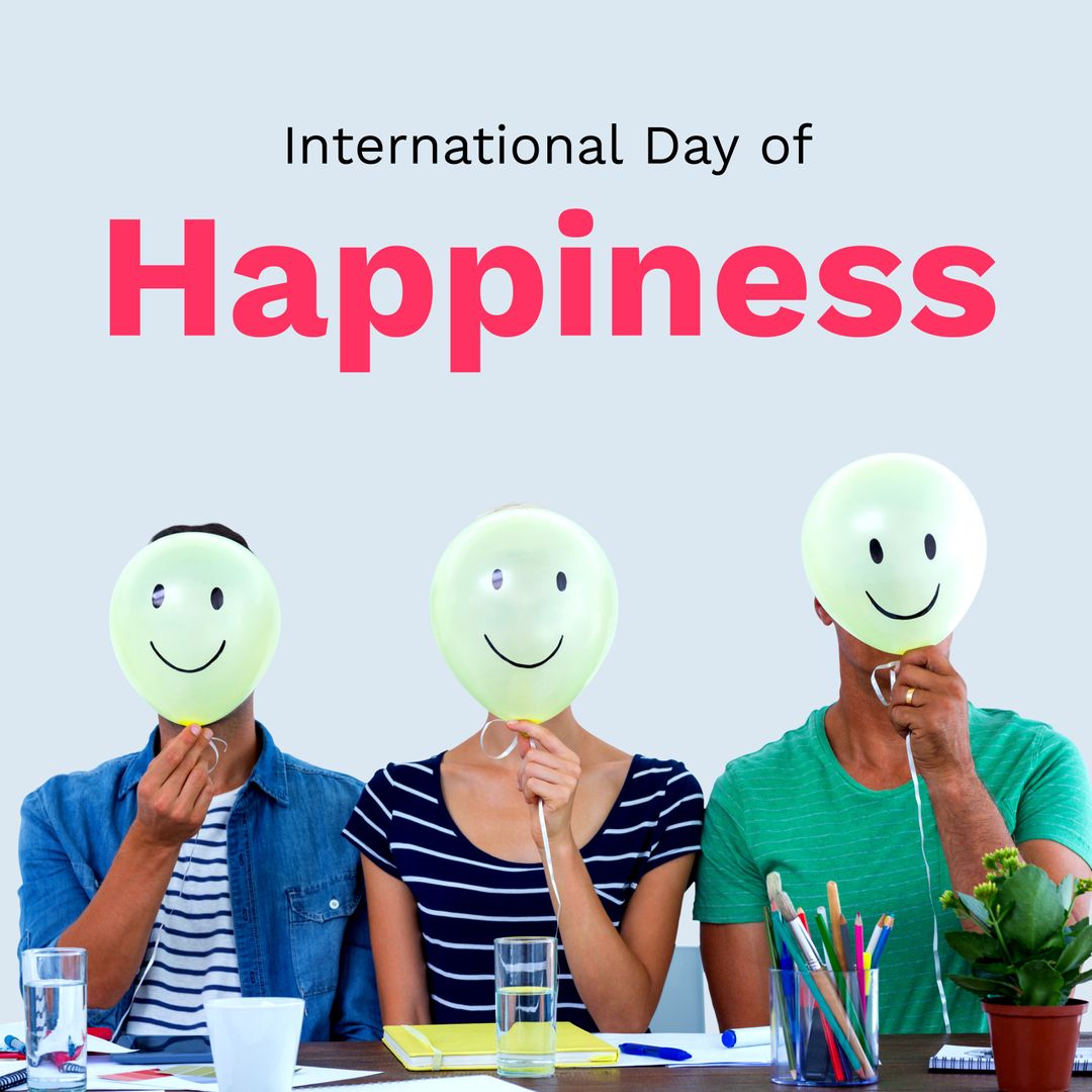 Celebrating International Day of Happiness with Smiling Balloons
