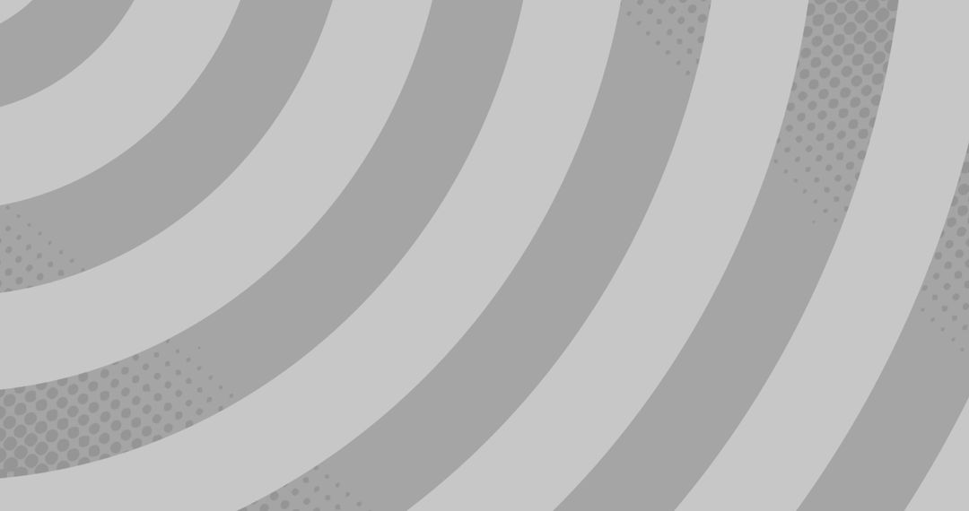 Hypnotic Rotating White Circles on Gray Background