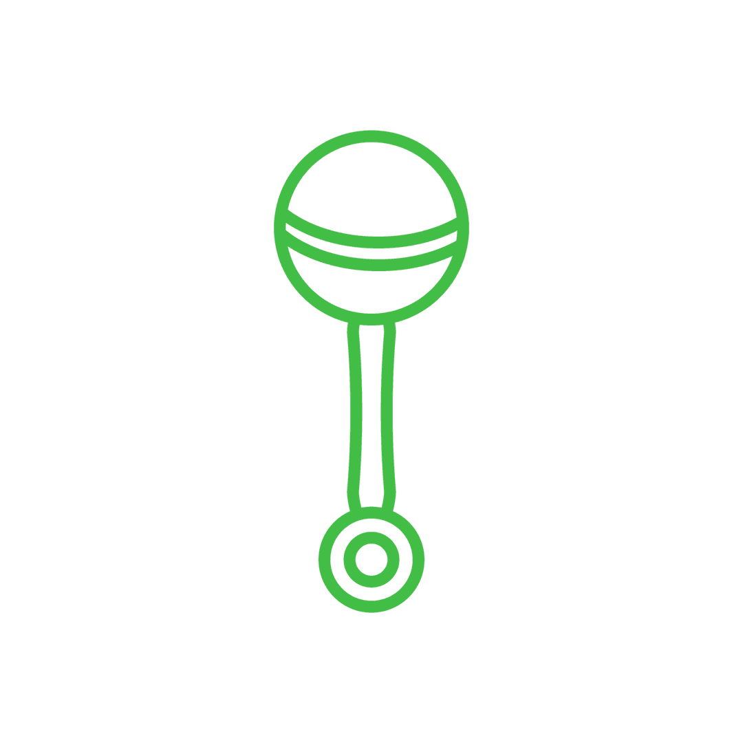 Green Lever Symbol on Transparent Background Jack and Cantilever Design