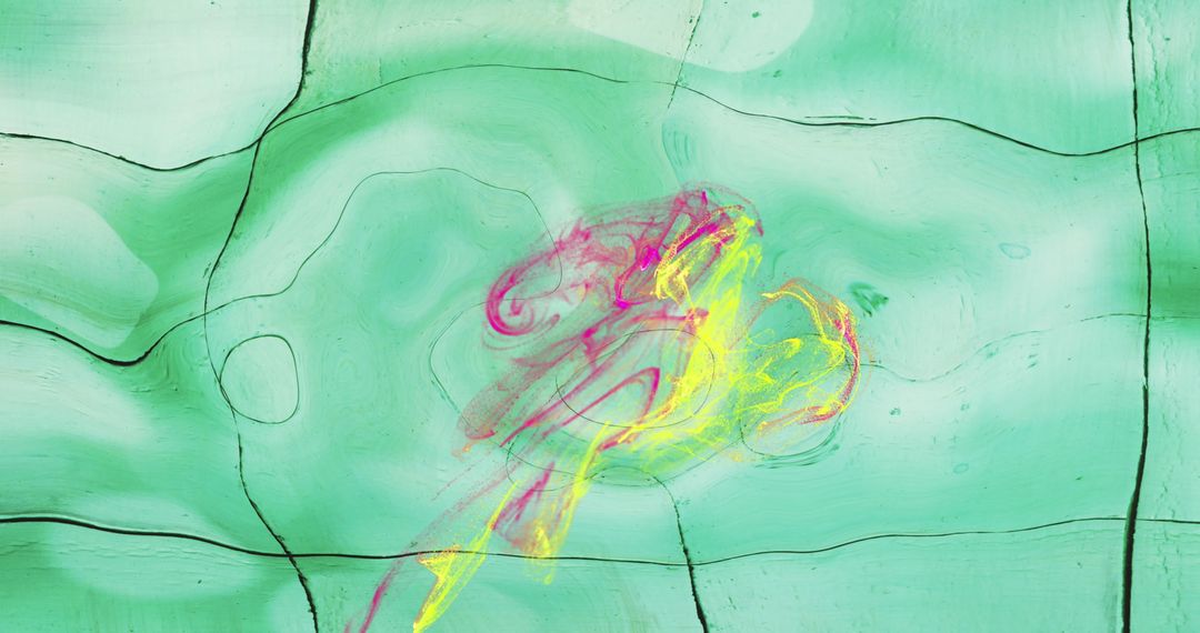 Colorful Abstract Glow and Waves with Dynamic Energy