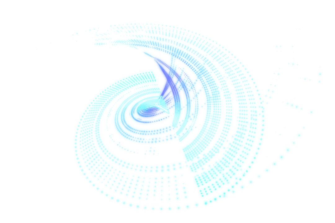 Abstract Spiral Vortex on Transparent Background Vector Illustration