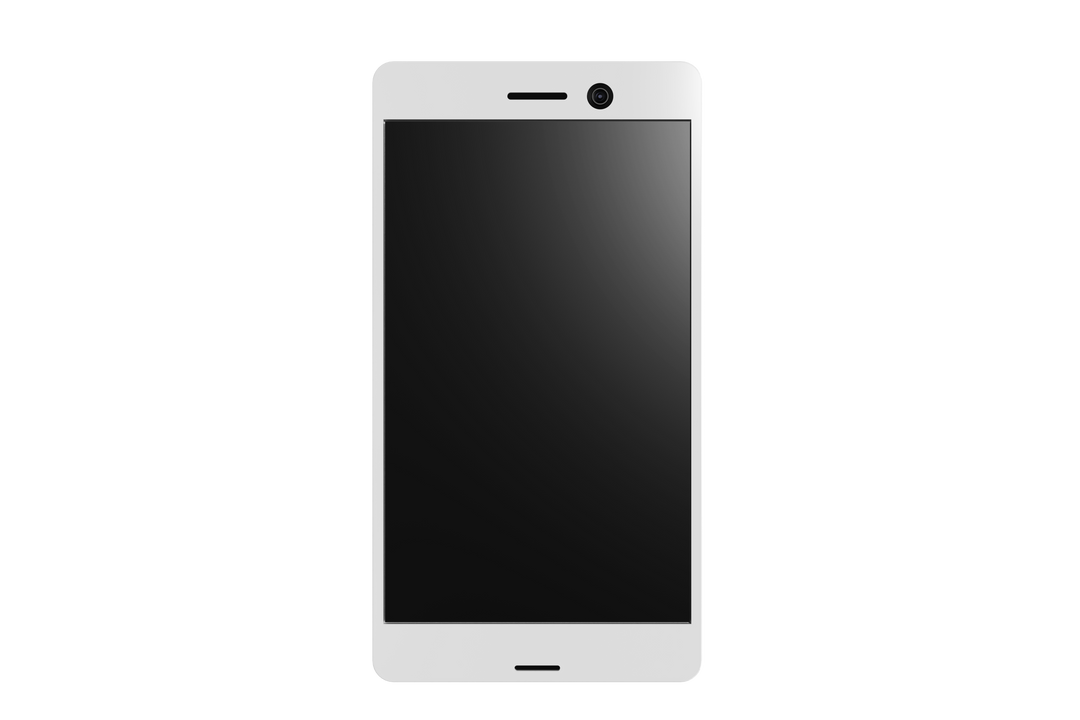 Modern White Smartphone Isolated on Transparent Background Vector - Download Free Stock Images Pikwizard.com