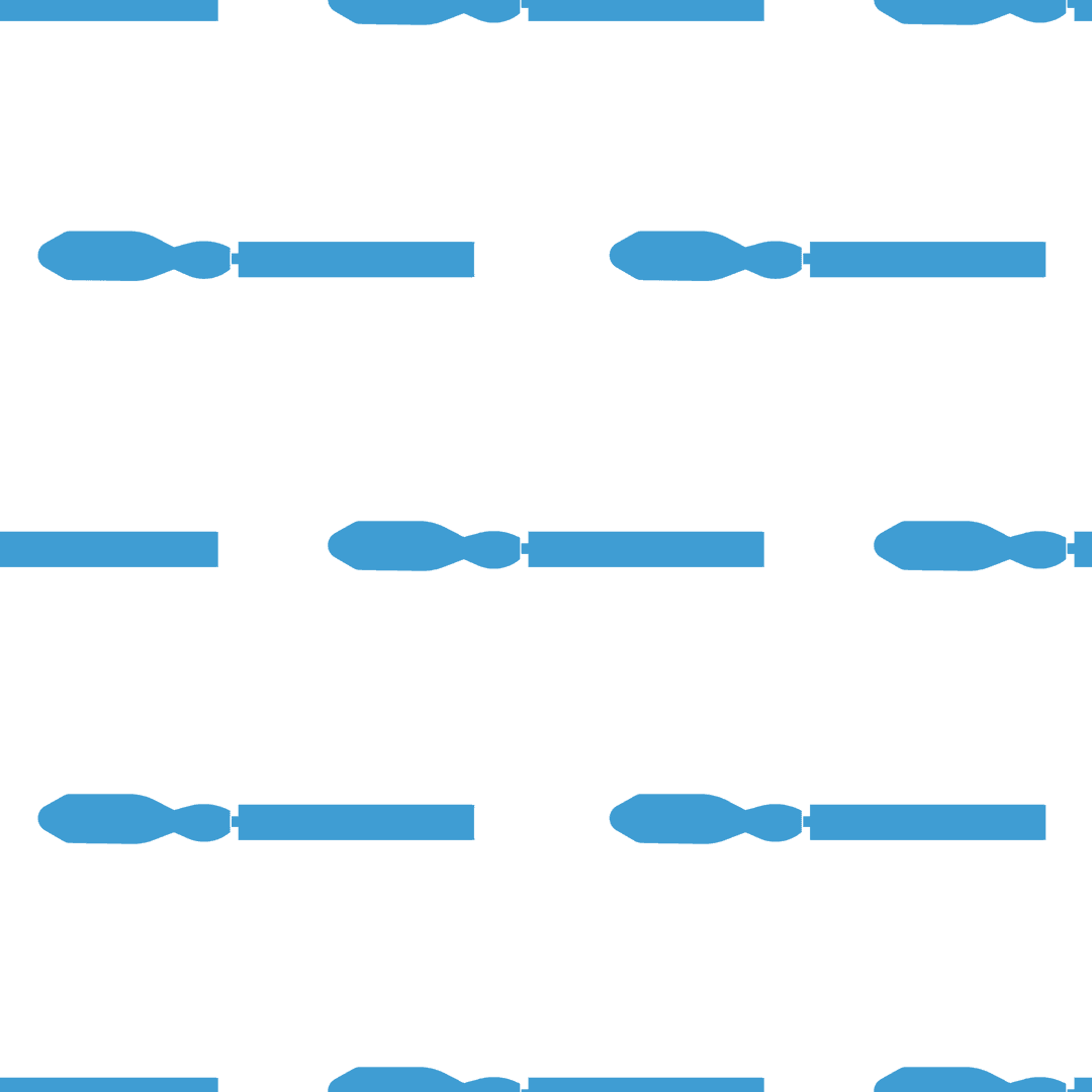 Blue Pattern Isolated on Transparent Background Digital Vector Art