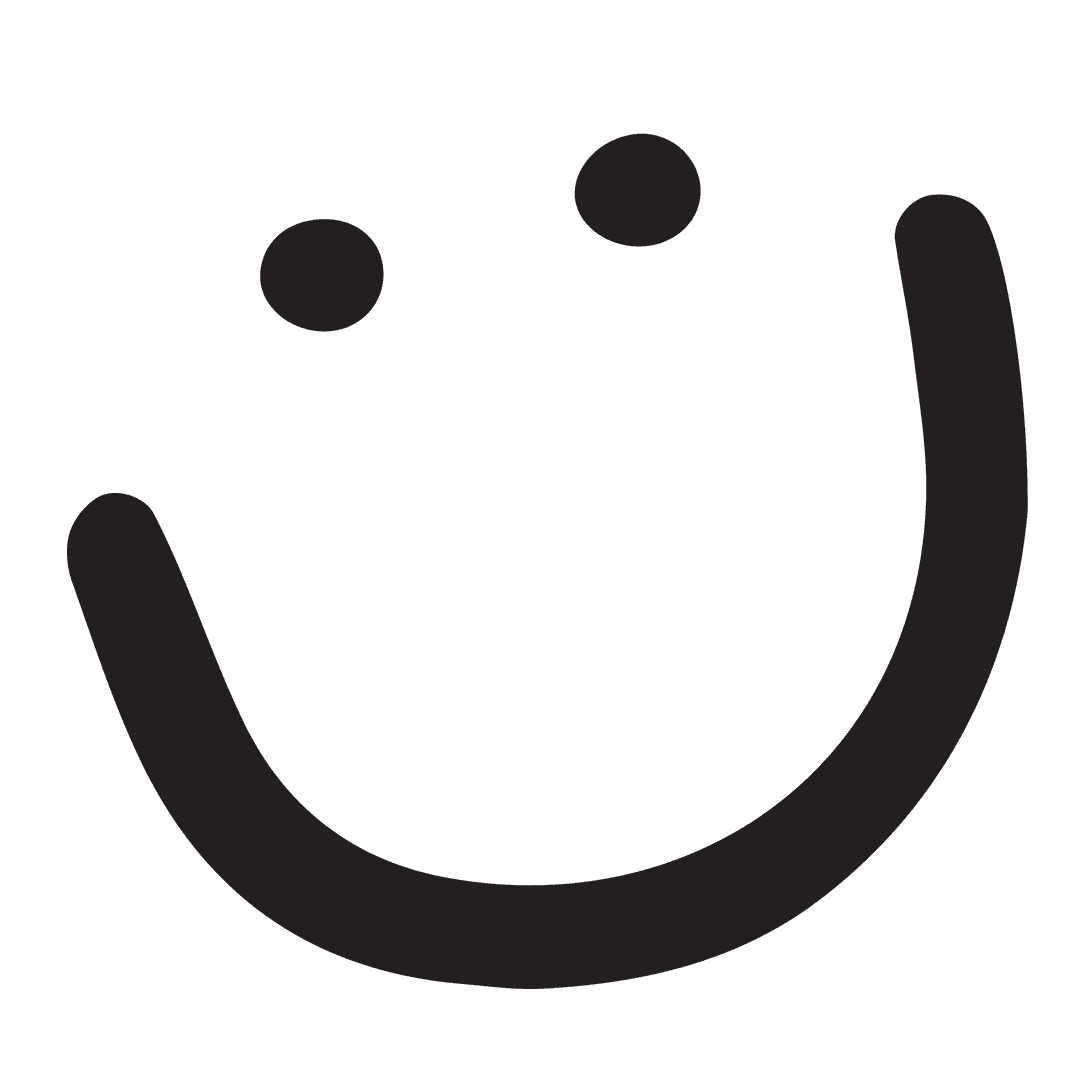 Transparent Smiling Face Icon for Happiness Concepts