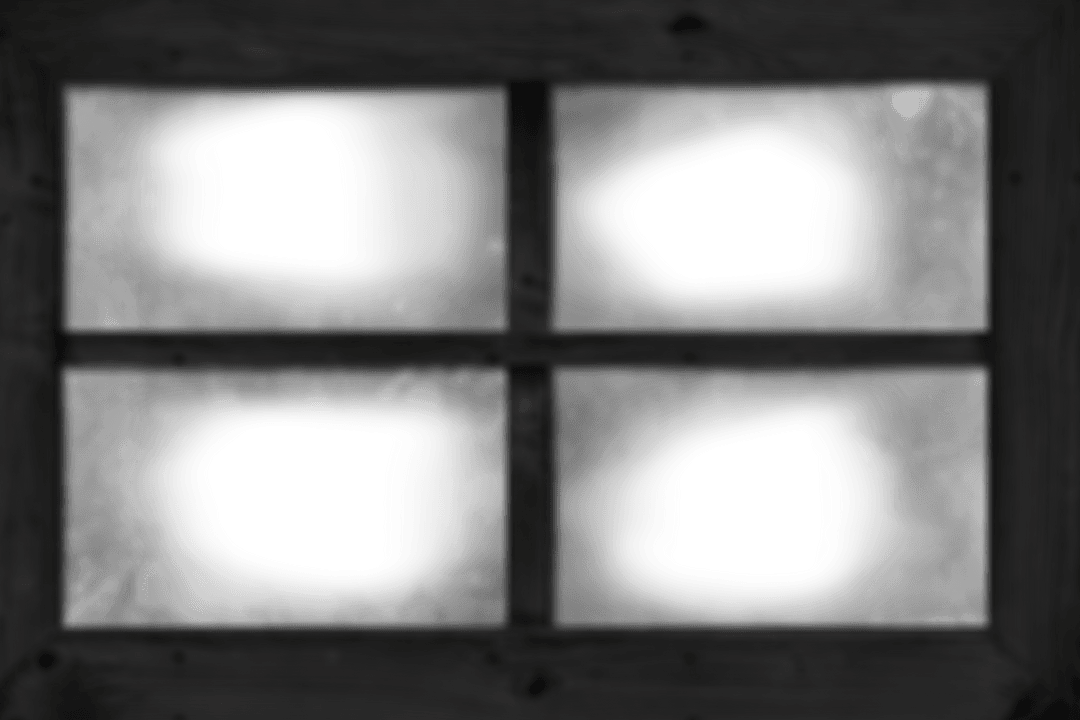 Transparent Broken Window Frame Digital Illustration