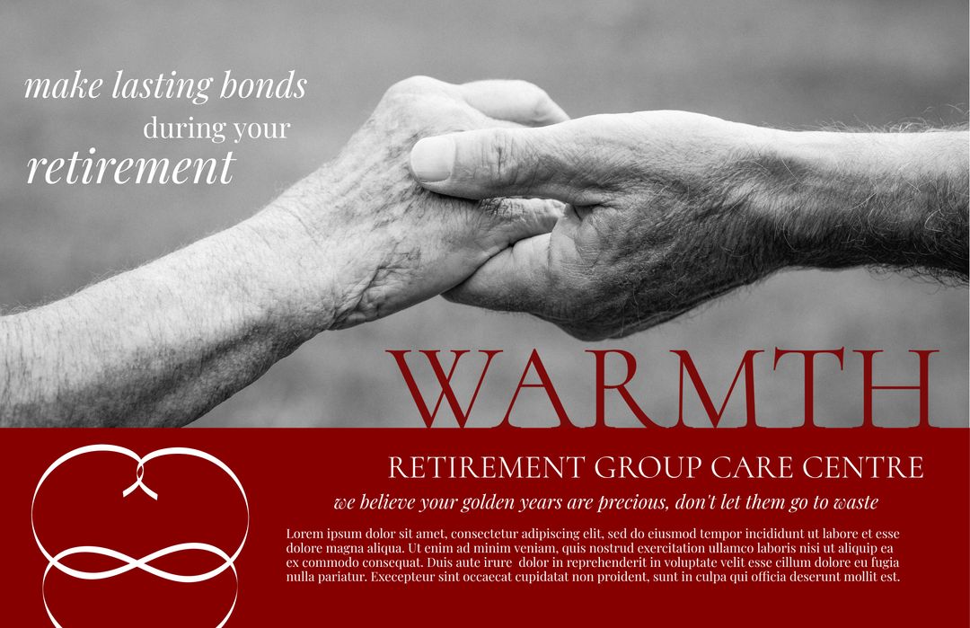 Elderly Hands in Connection Promoting Warmth and Companionship