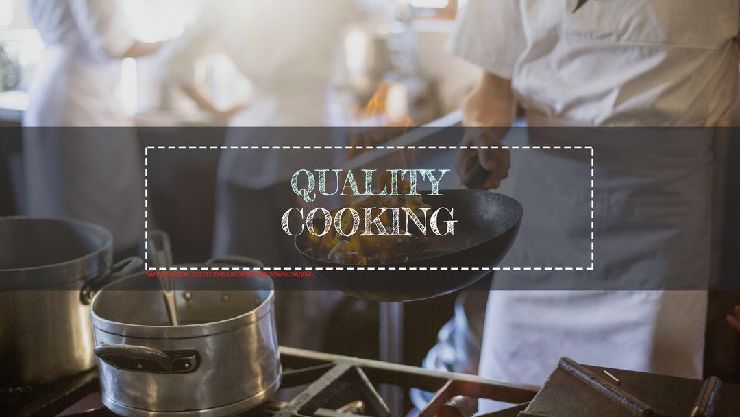 Chef Expertly Preparing Gourmet Dish in Professional Kitchen