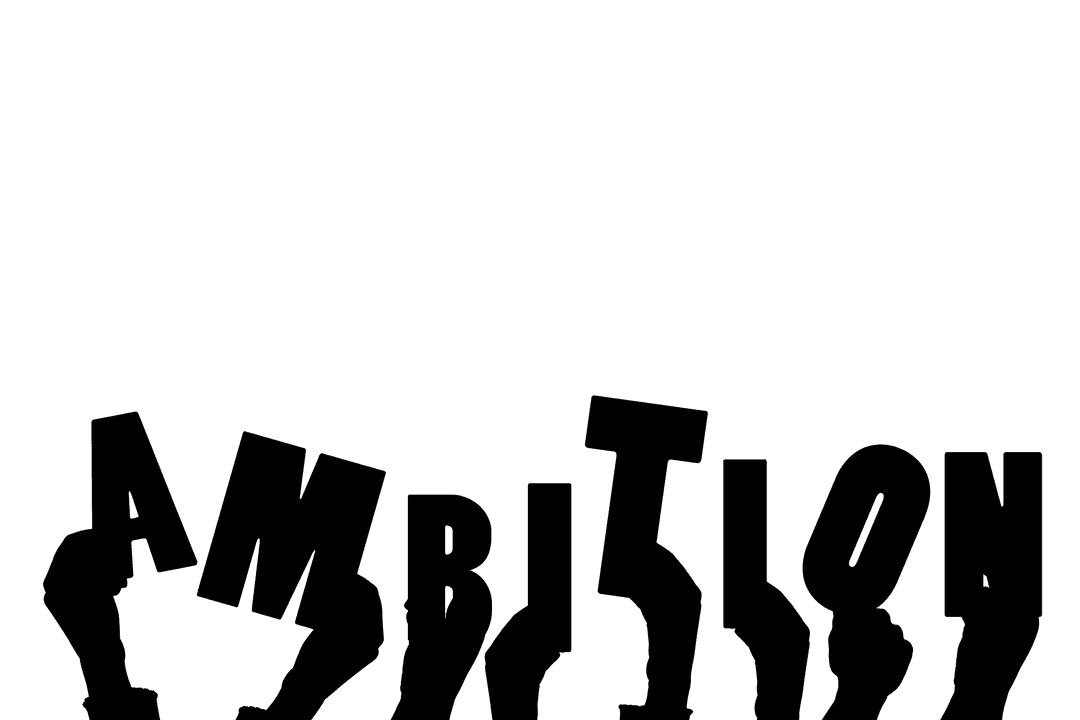 Illustration of Hands Reaching Ambition on Transparent Background