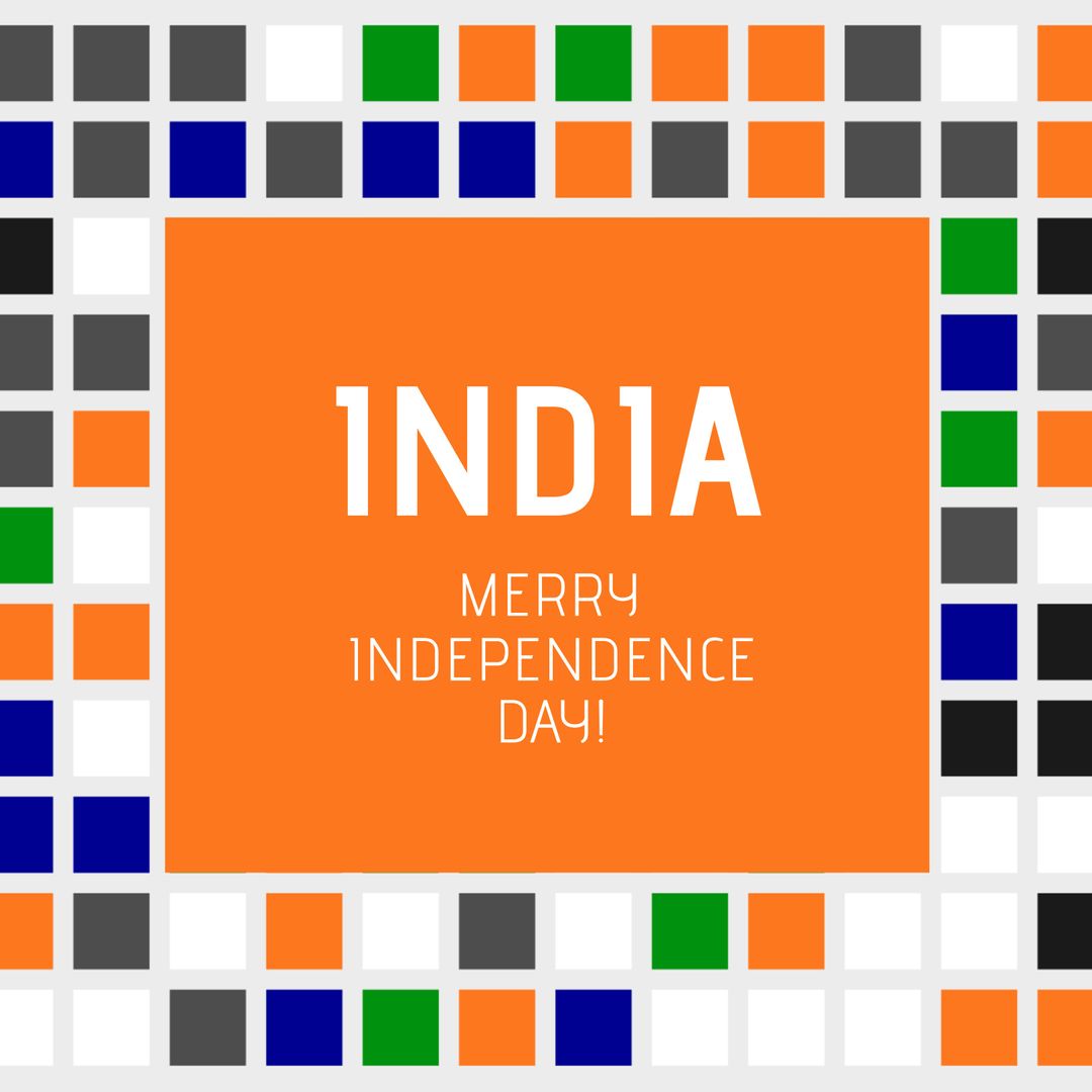 India Independence Day Celebration Quirky Design