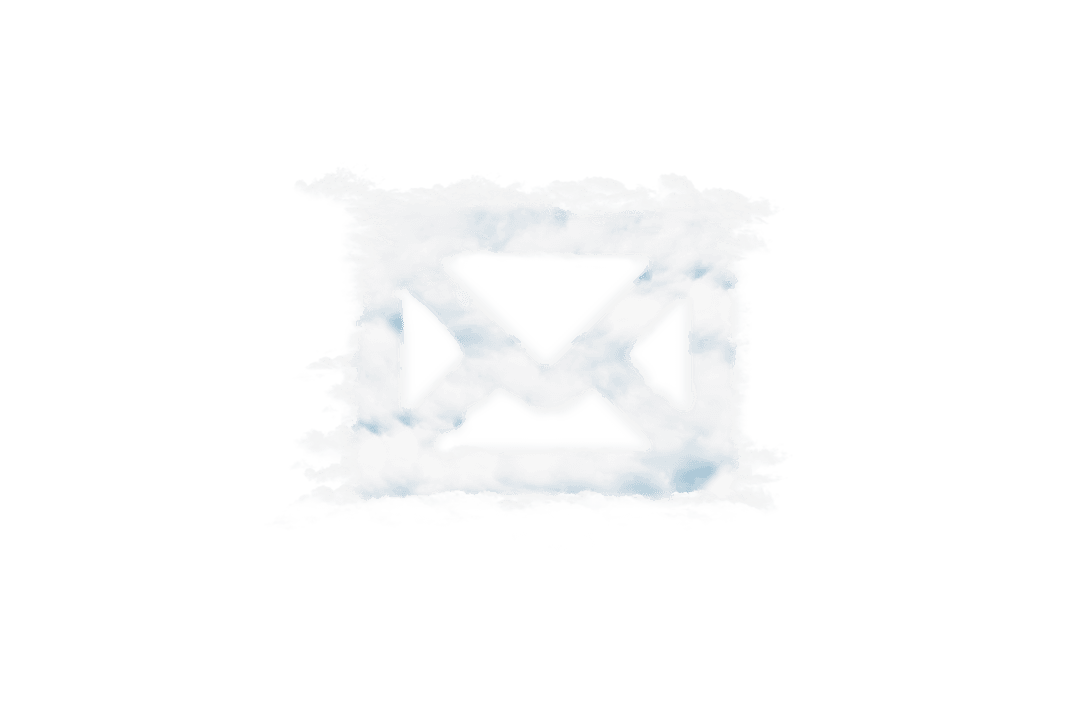 Cloud Forming Digital Envelope Transparency Symbol Illustration