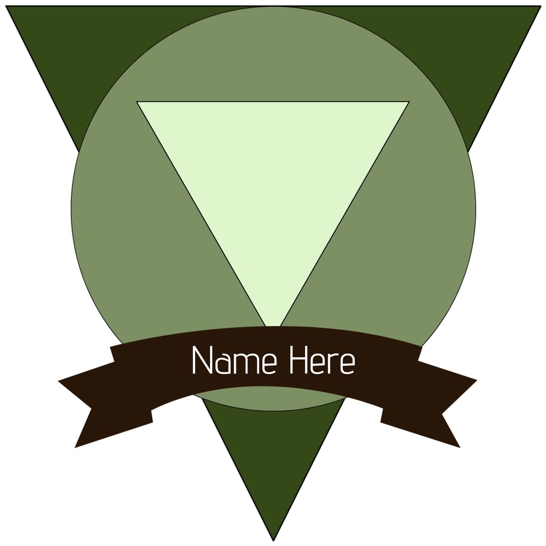 Geometric Badge Template with Triangular Design for Custom Text - Download Free Stock Images Pikwizard.com