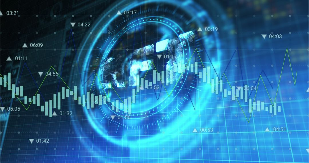 NFT Security Concept with Digital Financial Data