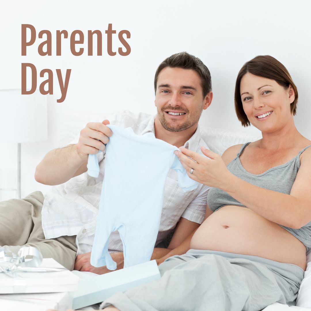 Happy Expectant Parents Celebrating Parenthood Together