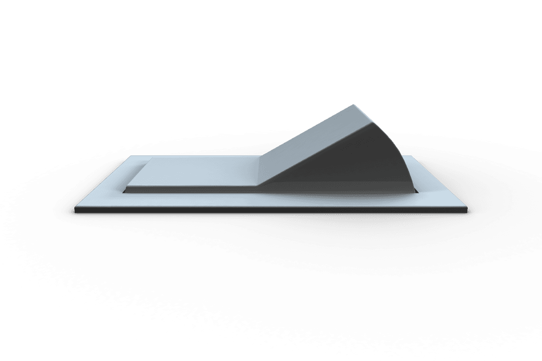 White Abstract Electrical Switch on Transparent Background