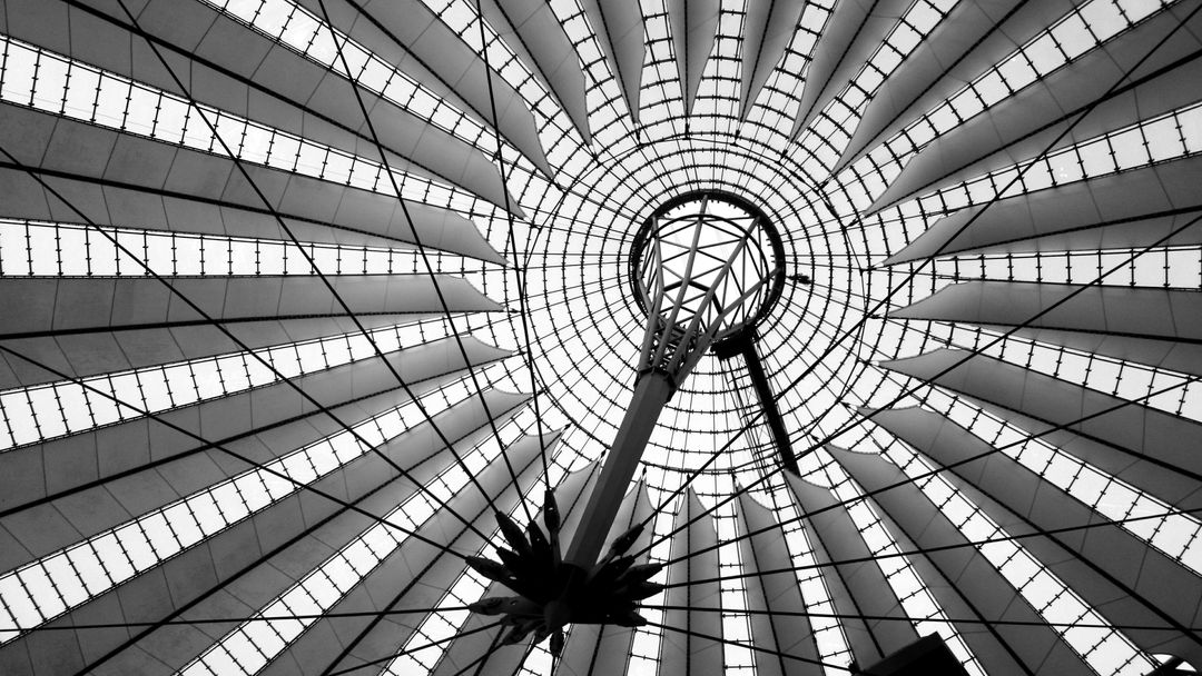 Geometric sony center berlin - Free Images, Stock Photos and Pictures on Pikwizard.com