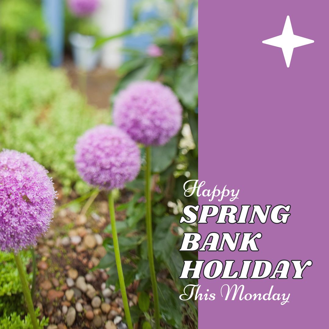 Spring Blooms and Holiday Message Celebrating Monday
