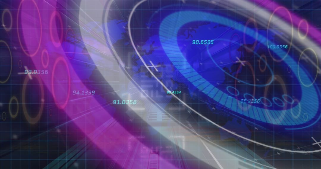 Digital Futuristic Technology and Data Analytics Concept