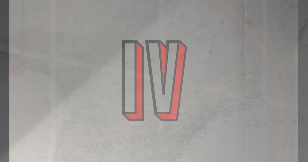 Countdown Concept with Grey Abstract Design