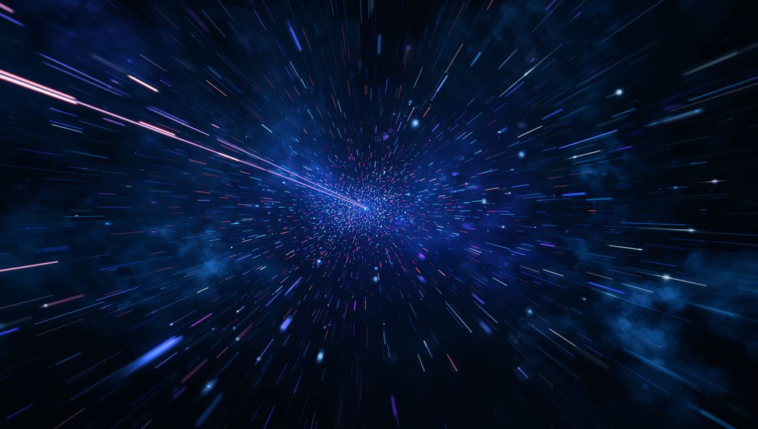 Radiant Burst in Deep Space Universe with Cosmic Colors