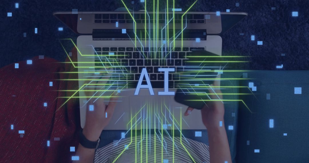 AI Integration in Technology with Digital Connections Concept