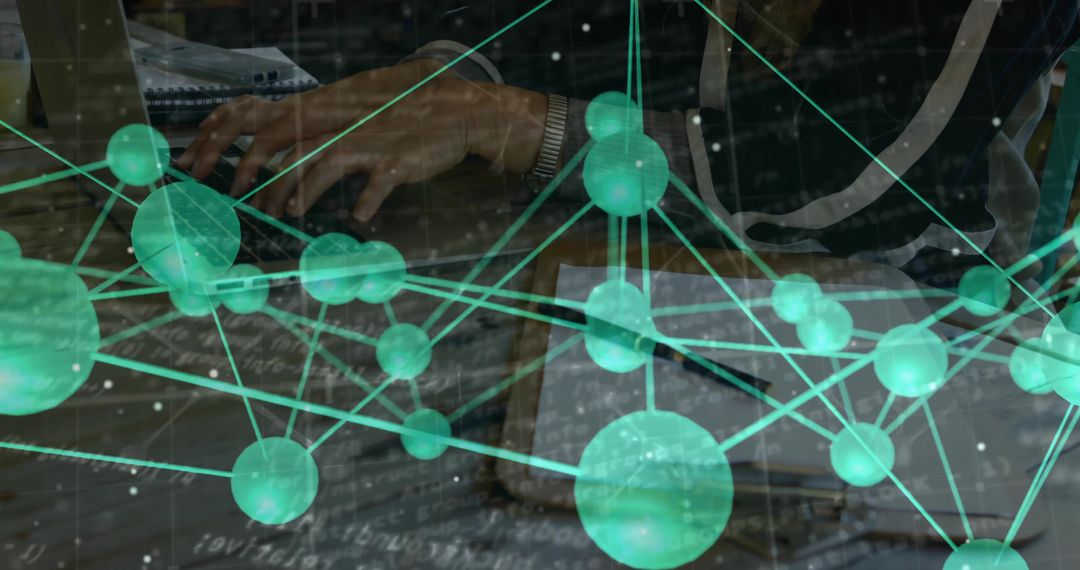 Businesswoman Working on Network Technology Project