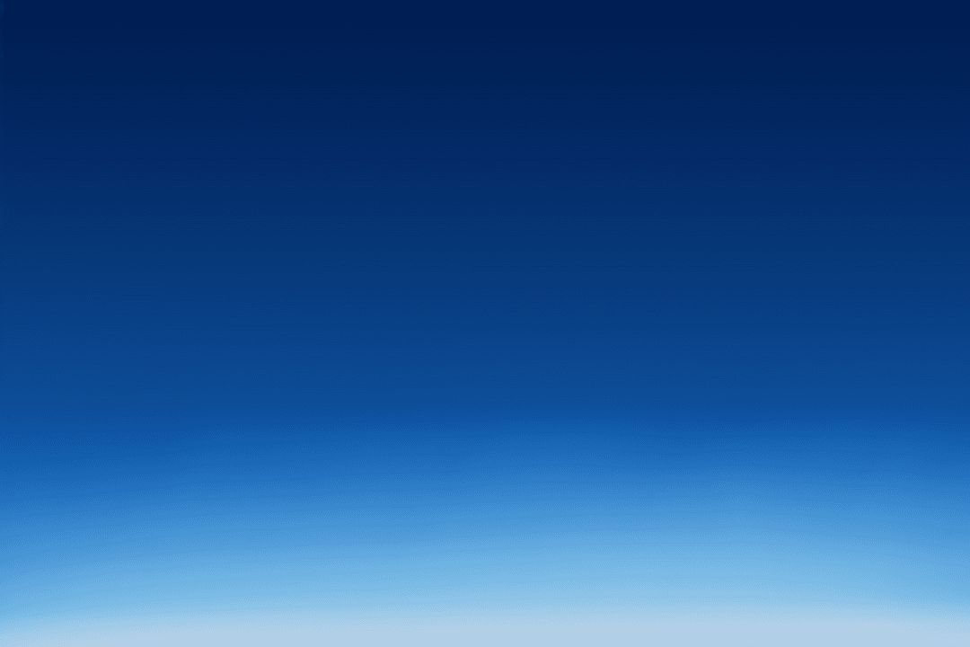 Clear Blue Sky with Transparent Horizon Gradient View
