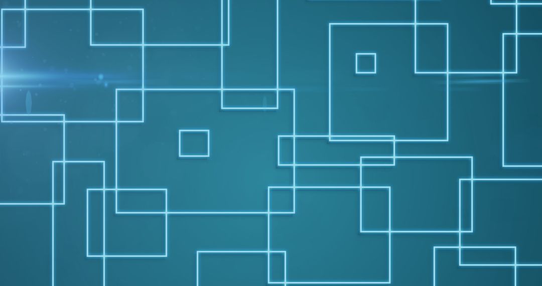 Digital Network Interface with Online Shopping Icons