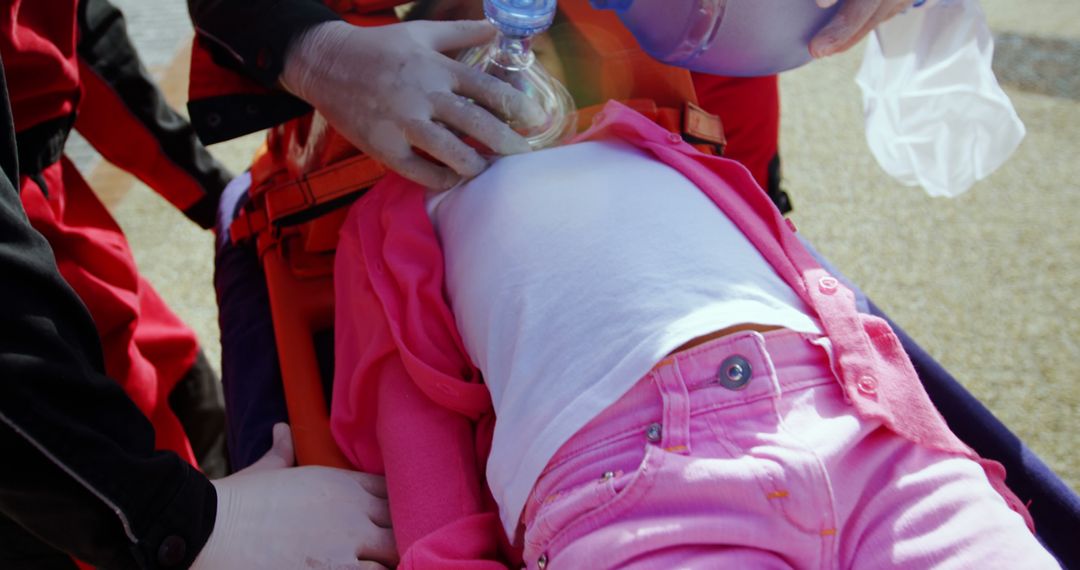 Emergency Medical Rescue Team Performing CPR on Child - Free Images, Stock Photos and Pictures on Pikwizard.com