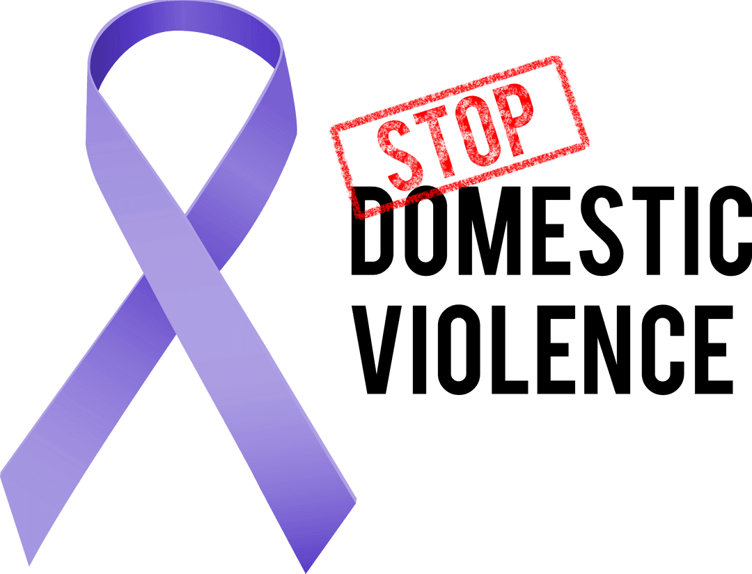 Transparent Purple Ribbon Symbolizing Support for Cancer Awareness Causes