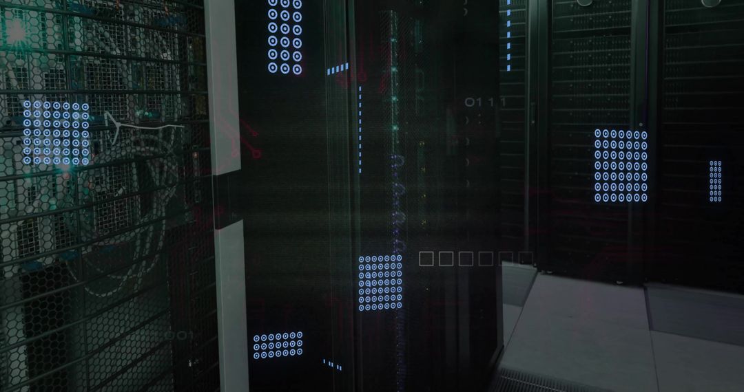 Digital Interface Overlays in Advanced Server Room