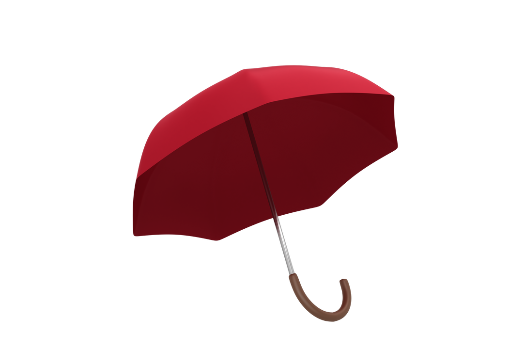 Transparent Red Umbrella Vector Illustration - Download Free Stock Images Pikwizard.com